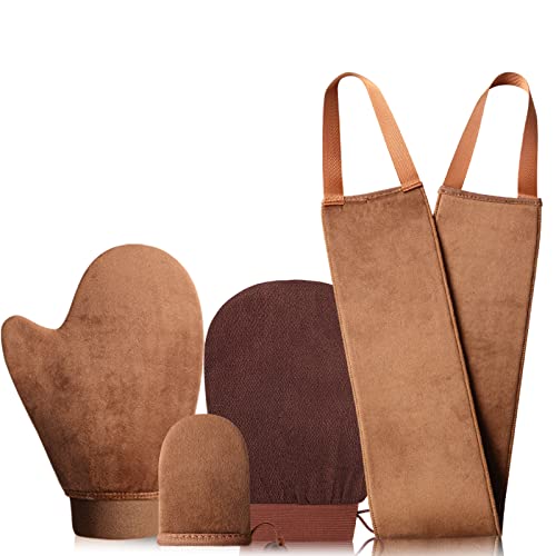 GAIYAH Self Tanning Mitt Applicator - Fake Tan Mitt With Anti-slip Elastic Wrist And Thumb, Streakless Self Tan Mitt