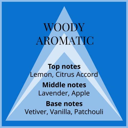 COLOUR ME Azure Perfume for Men. 100ml Eau de Parfum Men, Luxury Fragrance - Mens Aftershave, Long Lasting Fragrance for Men by Milton-Lloyd