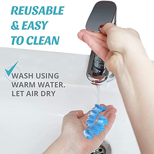 HUPOO Gel Toe Separators, Stretchers Spacers, Bunion Correctors, Hammer Corrector, Used for Manicure, Relaxing Toes, Spacer Running/Yoga/Pedicure