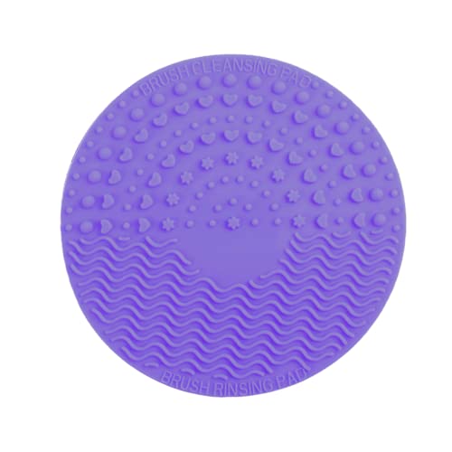 Lmyzcbzl Makeup Brush Cleaning Mat, Silicone Cleaning Mat, Silicone Makeup Brush Cleaning Mat, Portable Makeup Brush Cleaning Pad, Makeup Brush C