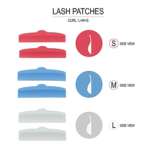 LASHVIEW Lash Lift Kit,Professional Eyelash Perm Kit,Semi-Permanent,Curling Perming,Wave Lift Extension Perm Set