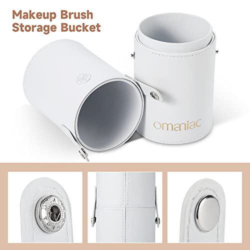 OMANIAC® Professional Makeup Brushes Set (12Pcs), Pearl Flash Handles, Comfortable To Hold And Easy To Use. Full Face Travel Make up Brushes Set