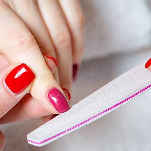 FRIUSATE 10 pieces White Nail Buffer Block with Nail Files Nail File Sanding Blocks Smoothing Shaping and Buffing for Natural Acrylic and Gel Nai