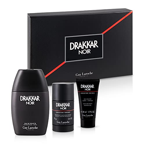 Guy Laroche Drakkar Noir Eau De Toilette Gift Set, 100 ml