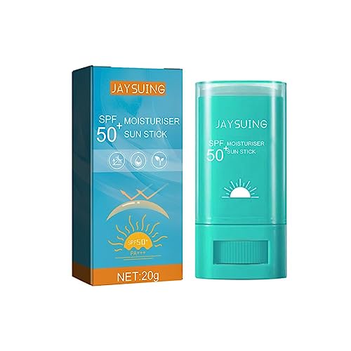 SPF50 Moisturiser Sunscreen Stick,Sheer Dry-Touch Face & Body Stick,Moisturizing Face Serum Sunscreen,for Face & Body, Sweat- & Water-resistant s