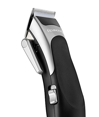 Remington Stylist Hair Clippers, Cordless Use with 8 Comb Lengths and Detail Trimmer, 25 Piece Grooming Kit - HC366