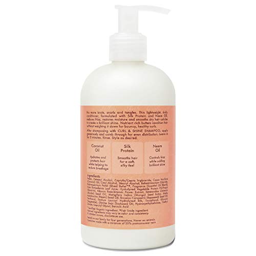 Shea Moisture Curl Shine Silicone Free Conditioner for Curly Hair, 13 Oz