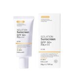 DEleventh Korean Brand SPF 50+ Sunscreen Cream 50g / Aqueous and Non-Greasy, Effectively Blocks Daily UV Damage and Protects Facial Skin,Neck & A