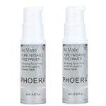 2Pcs Makeup Primer For PHOERA All Matte Oil Free Full Coverage Foundation Base Long Lasting Hydrating Smoothing Moisturizing Makeup Base Matte Fa