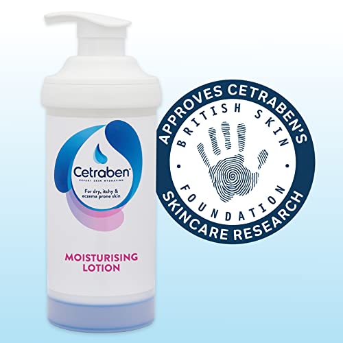 Cetraben Body Lotion Perfect for Dry Sensitive or Eczema Skin Dermatological Body Lotion 475ml, Packaging May Vary.