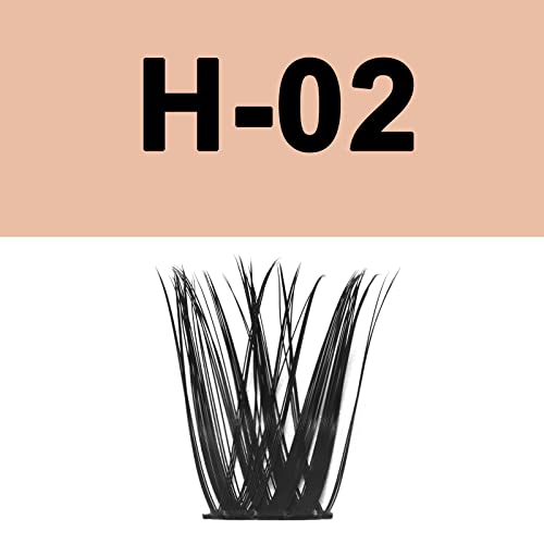 Lash Clusters DIY Eyelash Extensions 72 Pcs D Curl 10mm Cluster Eyelash Extensions Thin Stem Cluster Lashes Individual Lashes Cluster Lashes Wisp