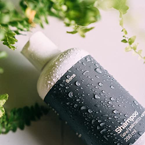 Sons Hair Growth Shampoo for Men - Reverse Hair Thinning and Loss - Formula Boosts Thick Hair Regrowth (3 Month)