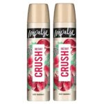 (TWO PACKS) Impulse Instant Crush Body Fragrance Spray 75ml