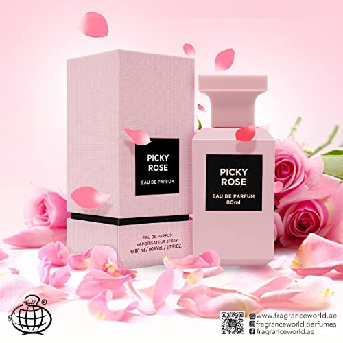 Picky Rose Edp 80ml Unisex Scents Long Lasting - FragMade