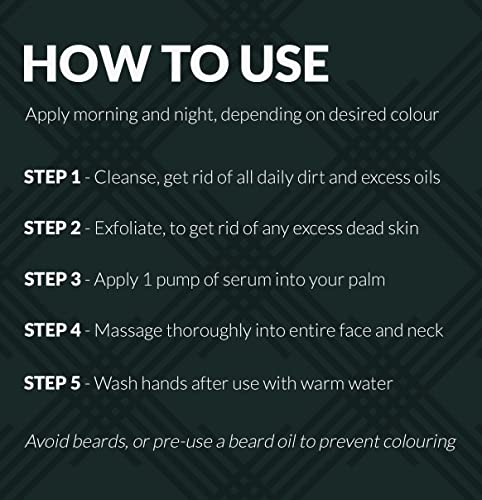 Gallant for Men – Luxury Gradual Face Tan, Natural, Streak Free, Hydrating and Anti-Ageing Skincare with Hyaluronic Acid - 50ml