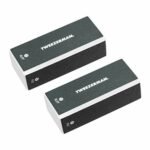 Tweezerman Nail Buffing Block 2 Pack - 4 Sided Nail Buffer Blocks for Filing, Buffing, Smoothing, and Shining Nails at Home