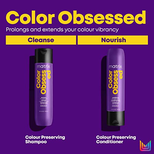 Matrix Color Obsessed, Colour Shampoo to Cleanse and Help Maintain Coloured Hair, Total Results 300ml