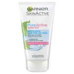 Garnier Pure Active Sensitive Anti-Blemish Face Wash 150ml, Face Cleanser For Sensitive Skin, With Purifying Zinc & Witch Hazel Water, Dermatolog