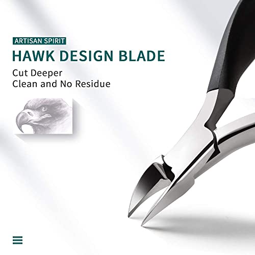 Ingrown Toenail Tool Kit, Toe Nail Nippers Set for Ingrown & Thick Nail, Surgery Grade Manicure Pedicure Tool, Nail File Lifter Pusher Corrector