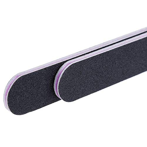 Lictin Pack of 16 Professional Nail Files Double Sided Emery Board (120/240 Grit) …