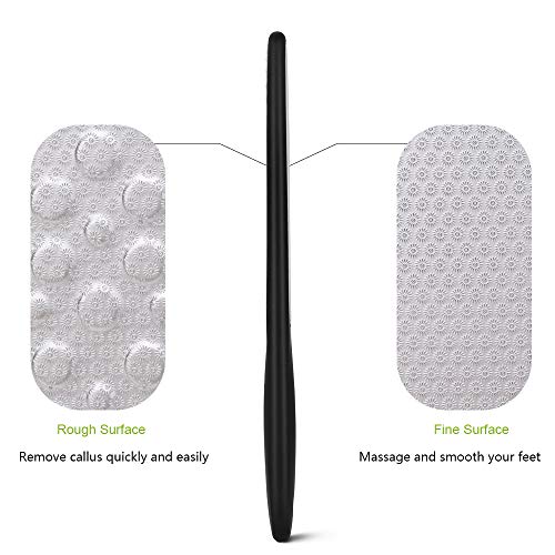 BEZOX Premium Foot File, Double Side Pedicure Rasp, Dead Hard Cracked Skin Calluses Remover, Portable Foot Care Tool, Heavy Duty Stainless Steel