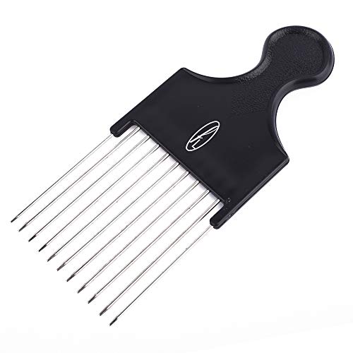 Fine Lines Afro Pick Comb - Premium Plastic Antistatic Afro Hair Comb for Curly or Thick Hair - Heat & Impact Resistant Afro Hair Combs – Afro Hi