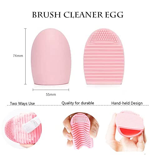 28Pcs Make Up Brush Set NEVSETPO Quality Makeup Brushes with Beauty Blender Brush Cleaner for Kabuki Foundation Powder Contour Blending Blush Tra