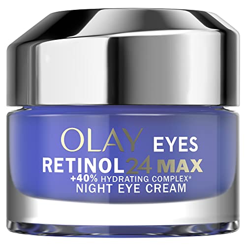Olay Retinol 24 MAX Eye Cream With 40% More Retinol Complex, Advanced Anti-Ageing Eye Cream For Firmer Skin, Reduces Wrinkles, Fine Lines And Pig