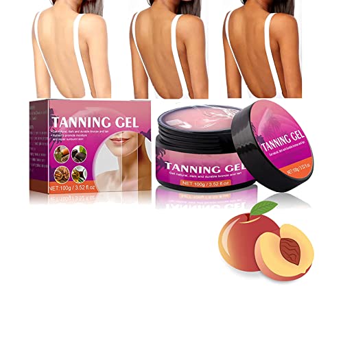 Extreme Dark Intensive Tanning Luxe Gel, Peach/Watermelon Tanning Gel, Tanning Accelerator Lotion, Intensive Tanning Luxe Cream, Dark Tanning Gel