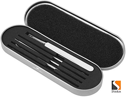 Stadux Professional Blackhead Remover, Comedone Extractor Tweezers Pimple Spot Popper Removal Tool,5PCS