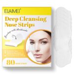 Bieyoc Blackhead Remover Strips(80pcs), Nose Pore Strips for Blackheads Remover, Skincare & Deep Cleansing Nose Strips Blackhead Remover, White,