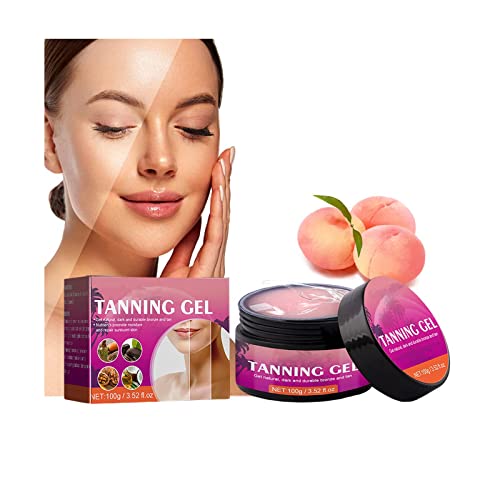 Extreme Dark Intensive Tanning Luxe Gel, Peach/Watermelon Tanning Gel, Intensive Tanning Accelerator Cream, Natural Tanning Accelerator Lotion, D