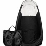 Black Pop-Up Tanning Cubicle Booth - Maximist Tan Tent