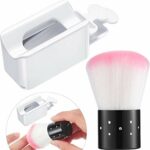 Nail Dipping Powder Recycling Tray System French Nail Dip Container and Soft Nail Art Dust Remover Powder Brush Cleaner for Nail Art Manicure and