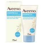 Aveeno Dermexa Fast and Long Lasting Balm, Intensely Moisturises and Soothes, For Very Dry Itchy Also Eczema Prone Skin, 75 ml (Pack of 1)