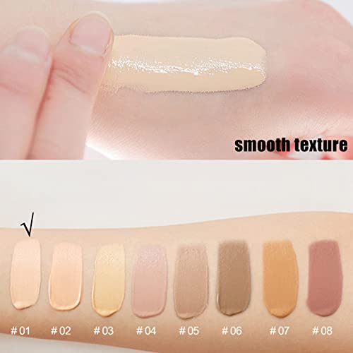 Foundation Full Coverage,BB Creams,Lightweight Hydrating Foundation With Medium Coverage,Anti Redness Cream,Natural Foundation For Mature Skin,Fa