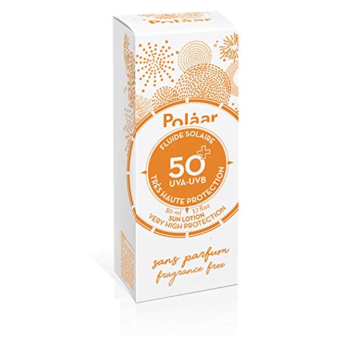 Polåar - Polaar Sun SPF50+ Sunscreen Fluid - Very High Protection Sun Cream - Suitable for Sensitive Skin, No White Marks, Does Not Stick - Vegan