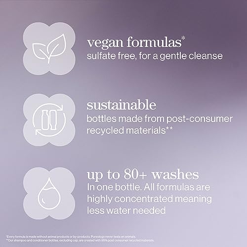 Pureology | Hydrate Sheer | Moisturising Shampoo and Conditioner Duo Set, For Fine, Colour Treated Hair, Vegan