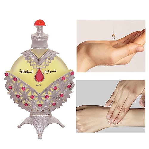 Hareem Als Sultan Gold, Concentrated Perfume Oil, Long Lasting Arabian Perfumes for Women, 12ml/35ml