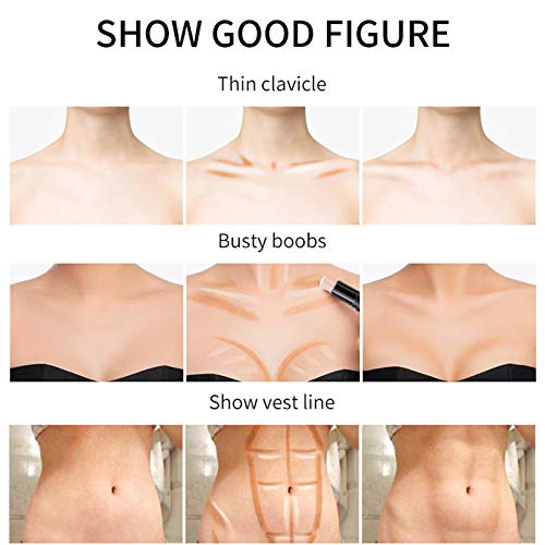 ONLYOILY Concealer,concealer contour highlighter stick contour stick, Highlight Stick,Professional Waterproof Concealer Contouring Pen,double-end