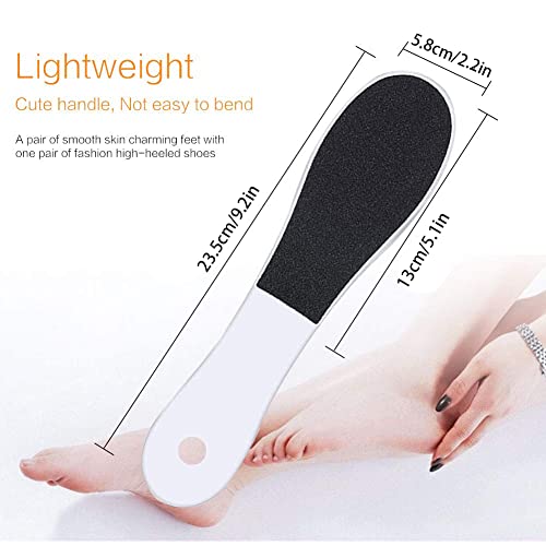 Double-Sided Foot File, 6pcs Foot Rasp Files Disposable Foot Rasp Manicure File Callus Hard Skin Remover