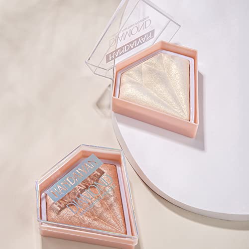 Powder Highlighters Makeup,Highly pigmented Powder Highlighter,Bronzer and Highlighter Palette,Highlighting Powder for a Radiant Finish,Silky and