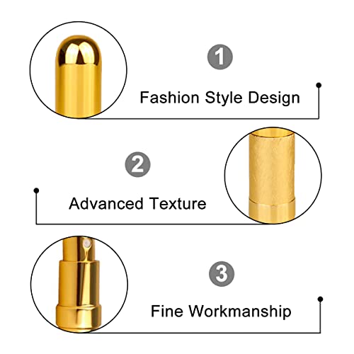 Mnixy 4 Pcs Perfume Spray Bottles 6ml Perfume Atomiser Bottles Mini Travel Perfume Atomisers for Home, Travel, Outdoor