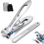 Nail Clippers for Thick Nails, MORGLES Heavy Duty Toenail Clippers 15mm Wide Opening Strong Nail Clippers Large Fingernail Toe Nail Trimmer Cutte