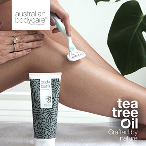 Australian Bodycare Body Balm for Women & Men 200ml | Tea Tree Oil Aftershave for Ingrown Hairs, Razor Bumps and Razor Burn | Immediate Relief af