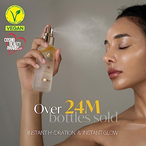 d'alba Italian White Truffle First Spray Serum, Vegan Skincare, Hydrating Facial Mist for Dry and Sensitive Skin, Glow Mist, Surfactant Free, Mul