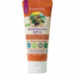Badger - SPF 30 Kids Sunscreen Cream with Zinc Oxide for Face and Body, Broad Spectrum & Water Resistant Reef Safe Sunscreen, Natural Mineral Sun