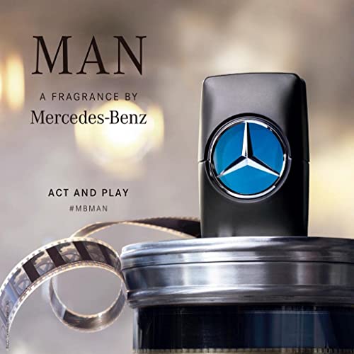 Mercedes-Benz Man - Elegant Fragrance With Sensual, Floral, Woody Notes - Mesmerize The Senses With Original Luxury Men’s Eau De Toilette Spray -