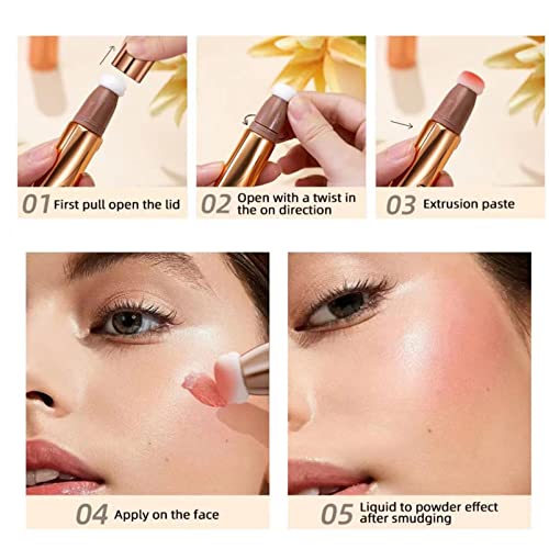 Liquid Blush,Cream Blush Stick,Blushers For Cheeks Make Up,Beauty Blush,Liquid Highlighter,Liquid Contour,Pink Blush,Liquid Blush Wand,Cream Blus