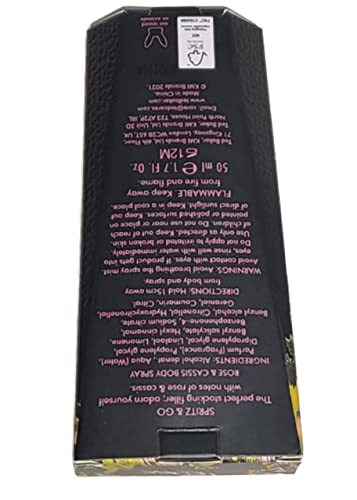 Ted Baker Body Spray 50ml Ladies Gift Present Boxed Ideal Stocking Filler PACK Of 1/3 (Rose & Cassis)